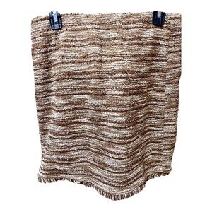 NWT Badgley Mischka Woven Skirt